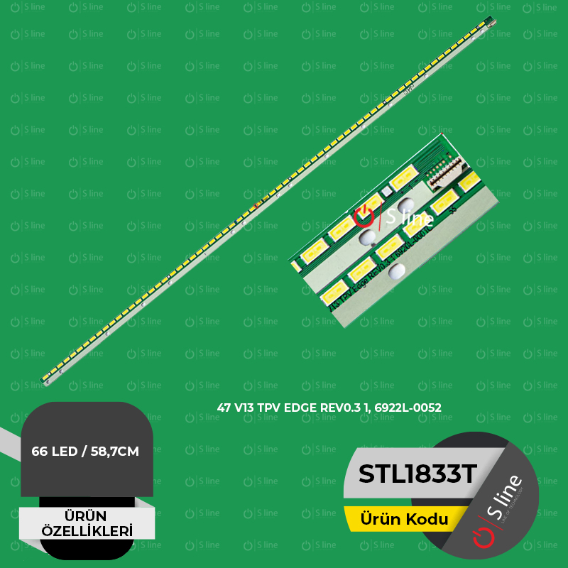 Philips 47 V13 TPV EDGE REV0.3 1, 6922L-0052 Tv Led Bar