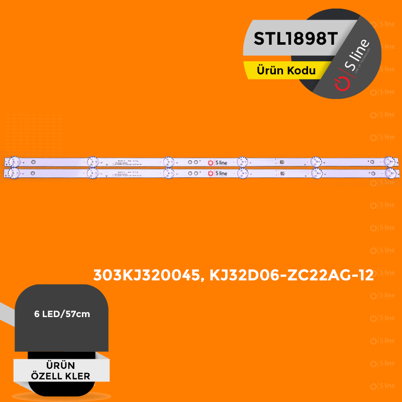 32" Awox 303KJ320045, KJ32D06-ZC22AG-12 Tv Ledi