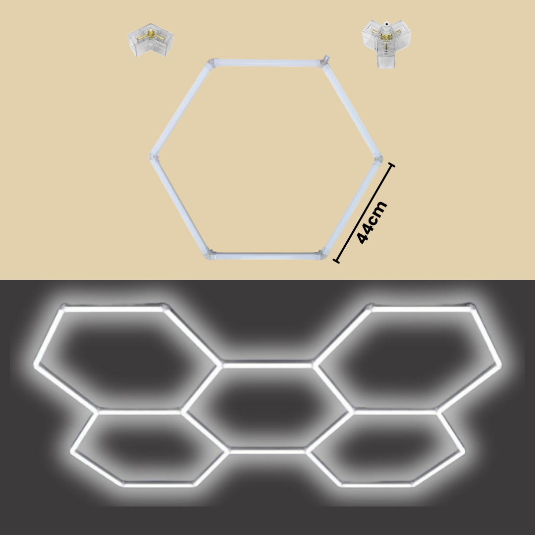 LEDX 24 Parça Altıgen Modüler LED Panel – 240W