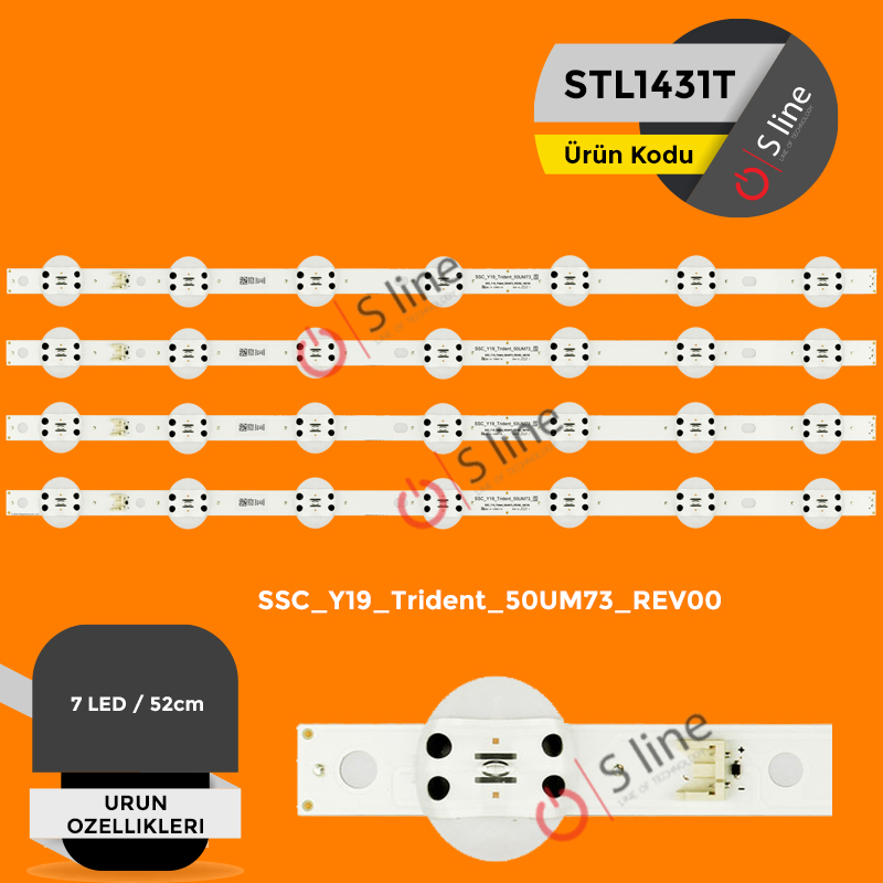 50" LG SSC_Y19_Trident_50UM73_REV00 Tv Ledi