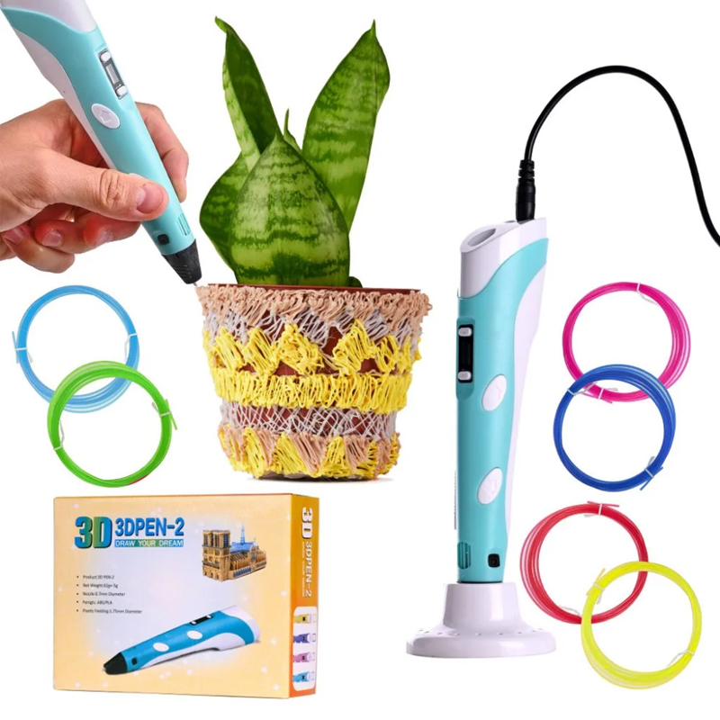 USB 3D Kalem ve 9 Metre Filament Seti