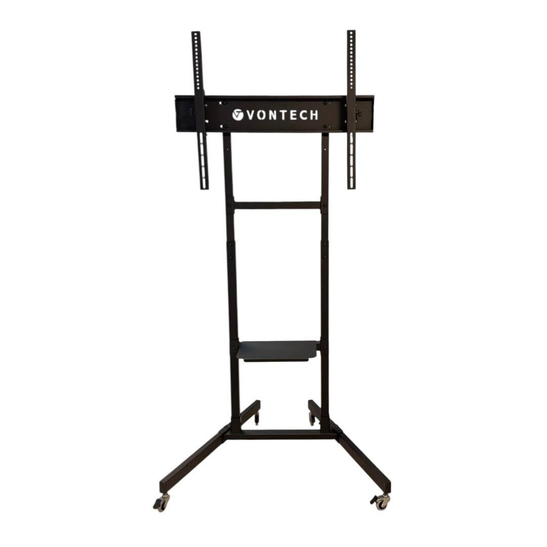 Vontech V5510TS 55"-100" Tekerlekli Ayaklı TV Standı - Yükseklik Ayarlı