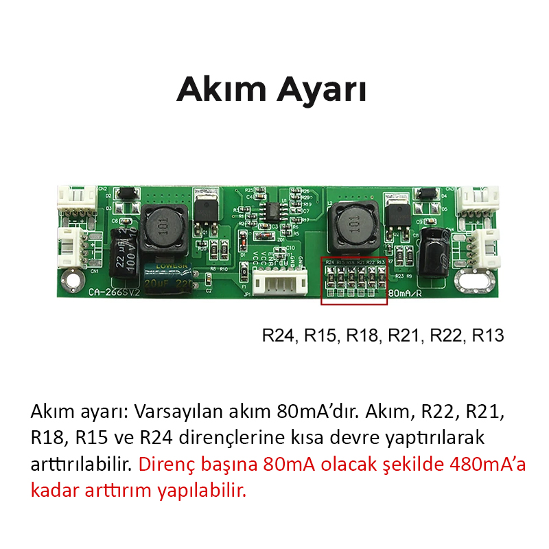 Sline 55" Universal E-LED Takımı Sürücü Dahil