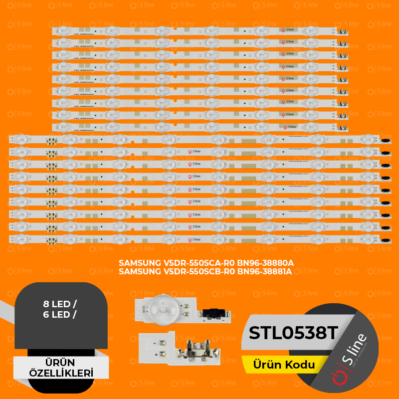 Samsung V5DR-550SCA-R0 Tv Led Bar