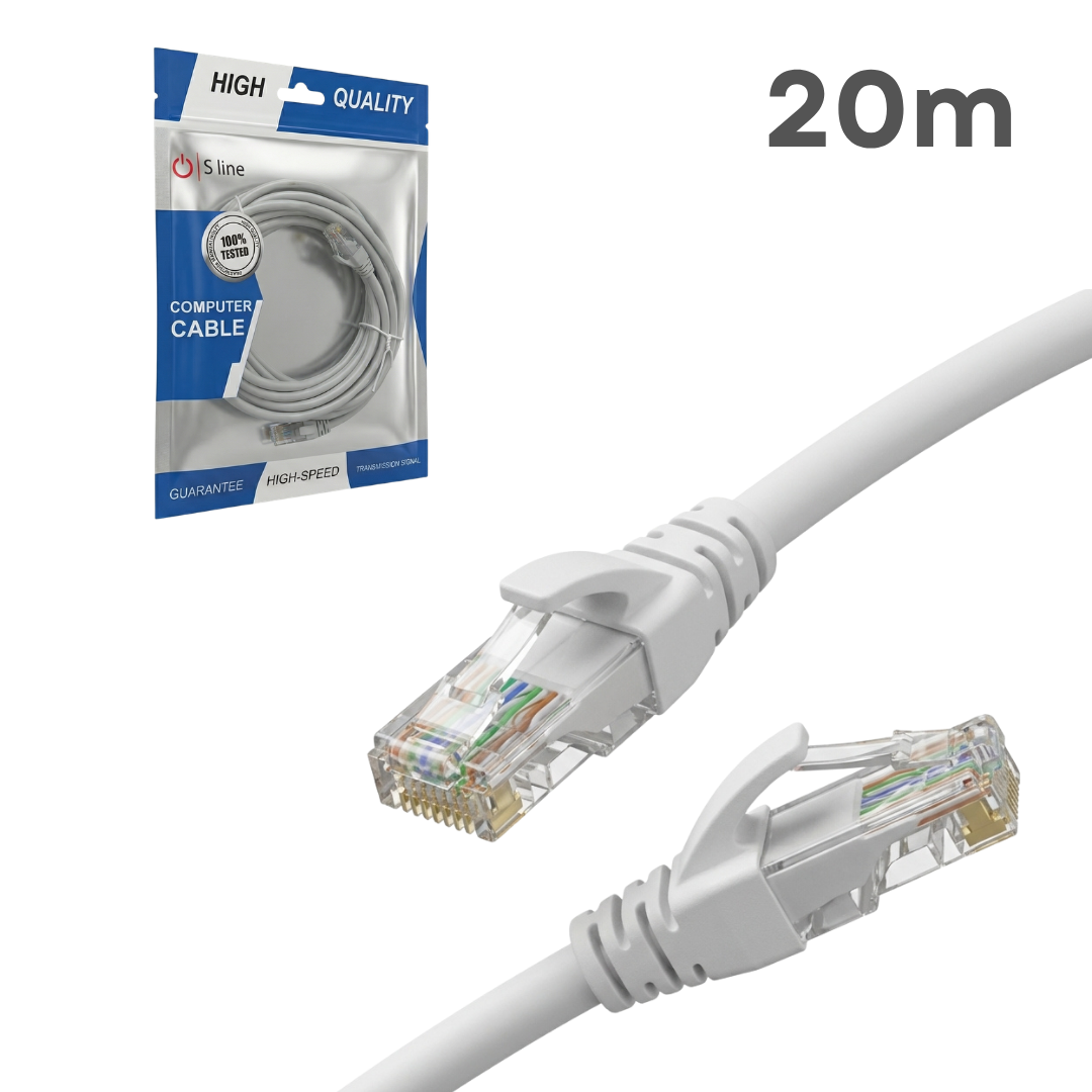 S Line CAT6 Patch Kablo 20 Metre Koli: 25