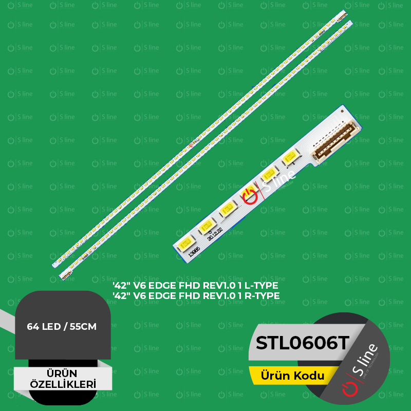 LG 42" V6 EDGE FHD REV1.0 1 L-TYPE,42" V6 EDGE FHD REV1.0 1 R-TYPE Tv Ledi