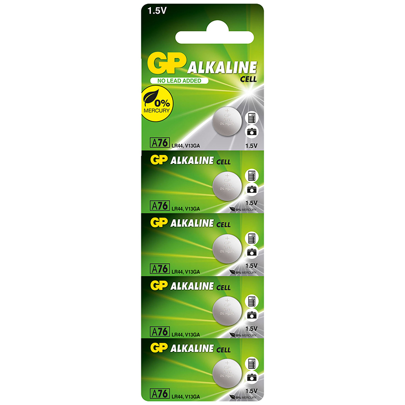 GP A76-2C5 LR44 Alkalin Saat-Cihaz Pili