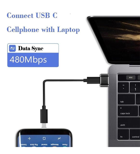 Type-C (dişi) to USB (erkek) OTG Çevirici