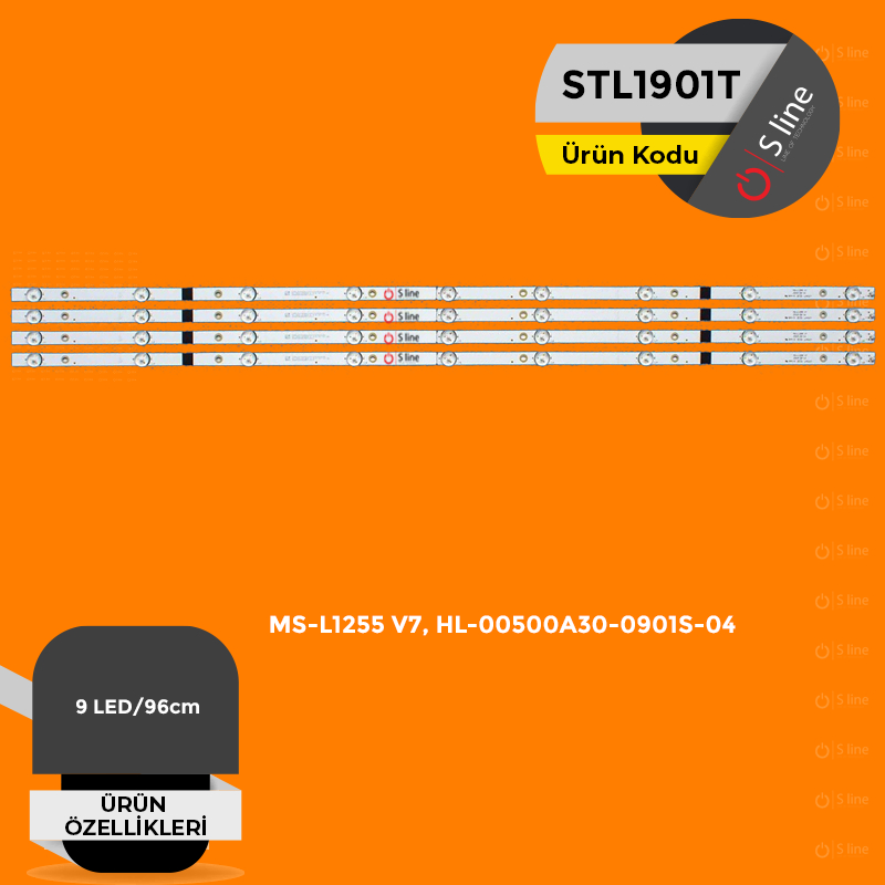 Navitech,Skytech 50" MS-L1255 V7, HL-00500A30-0901S-04 Tv Led Bar