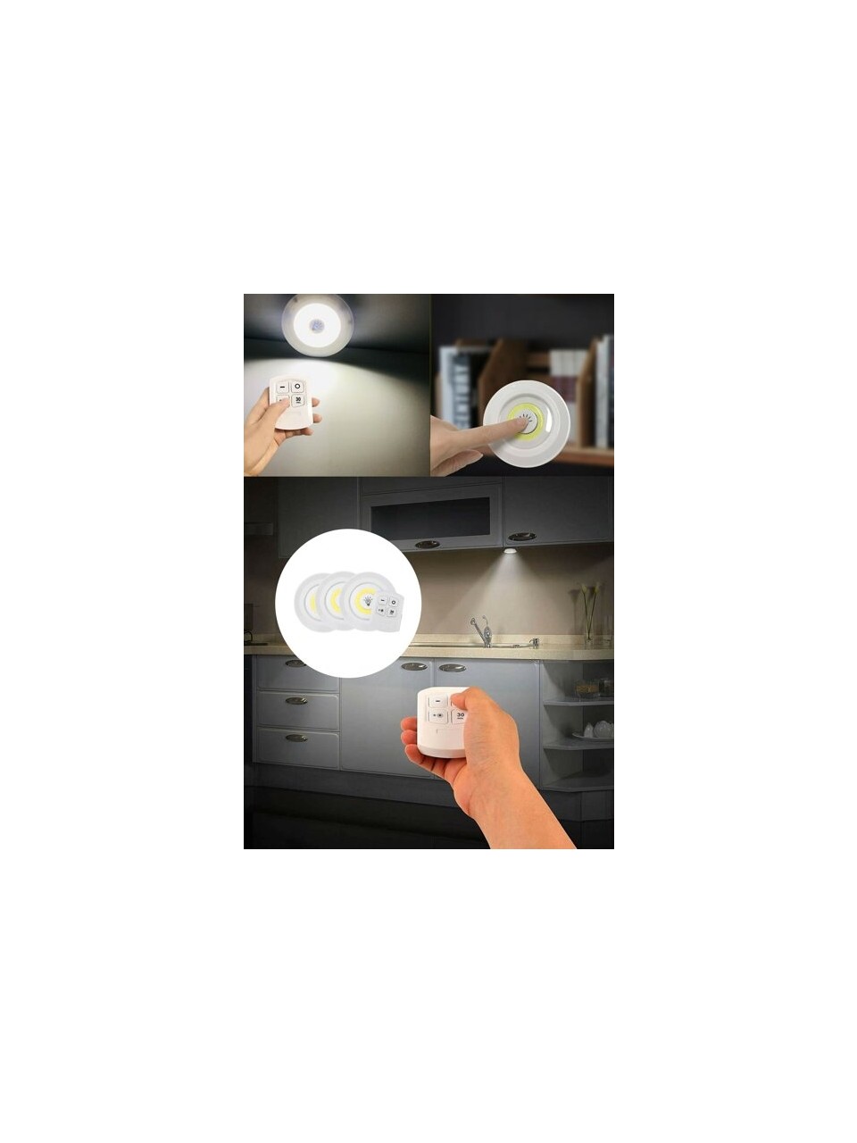 Sline 3 lü Kumandalı Kablosuz Set Pilli Koli:80