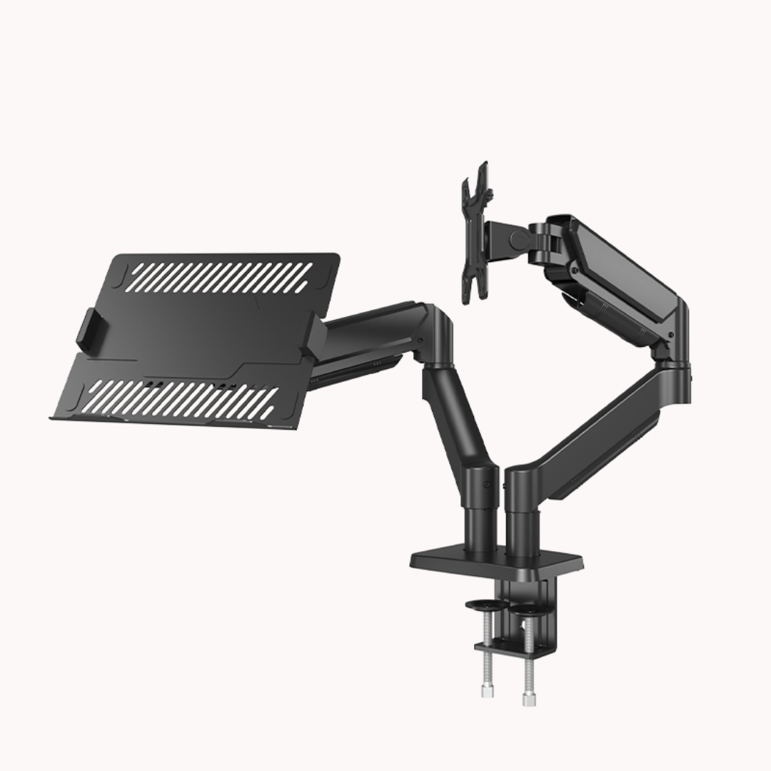 S Line Çift Kollu Notebook & Monitör Tutucu
