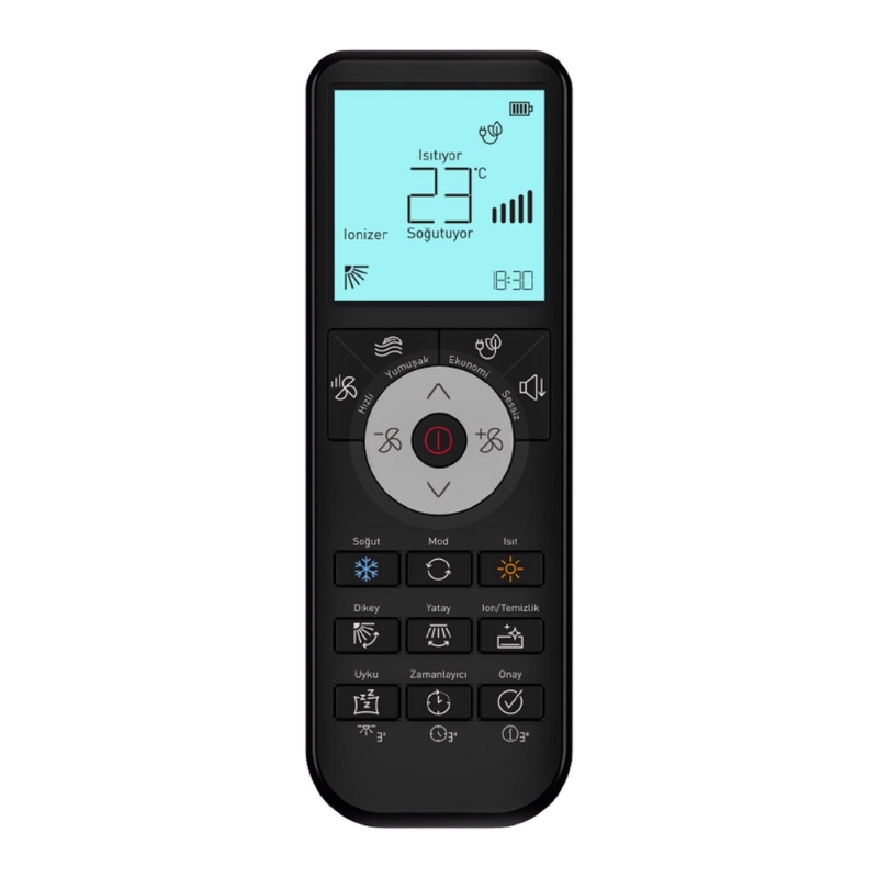 Arçelik Yeni Tip 5401568403 Siyah Klima Kumandası