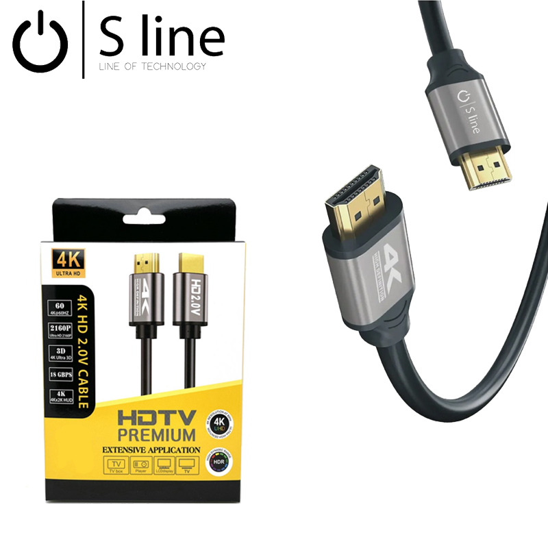 Sline 1,5 metre 4K HDMI Kablo Erkek-Erkek K:150
