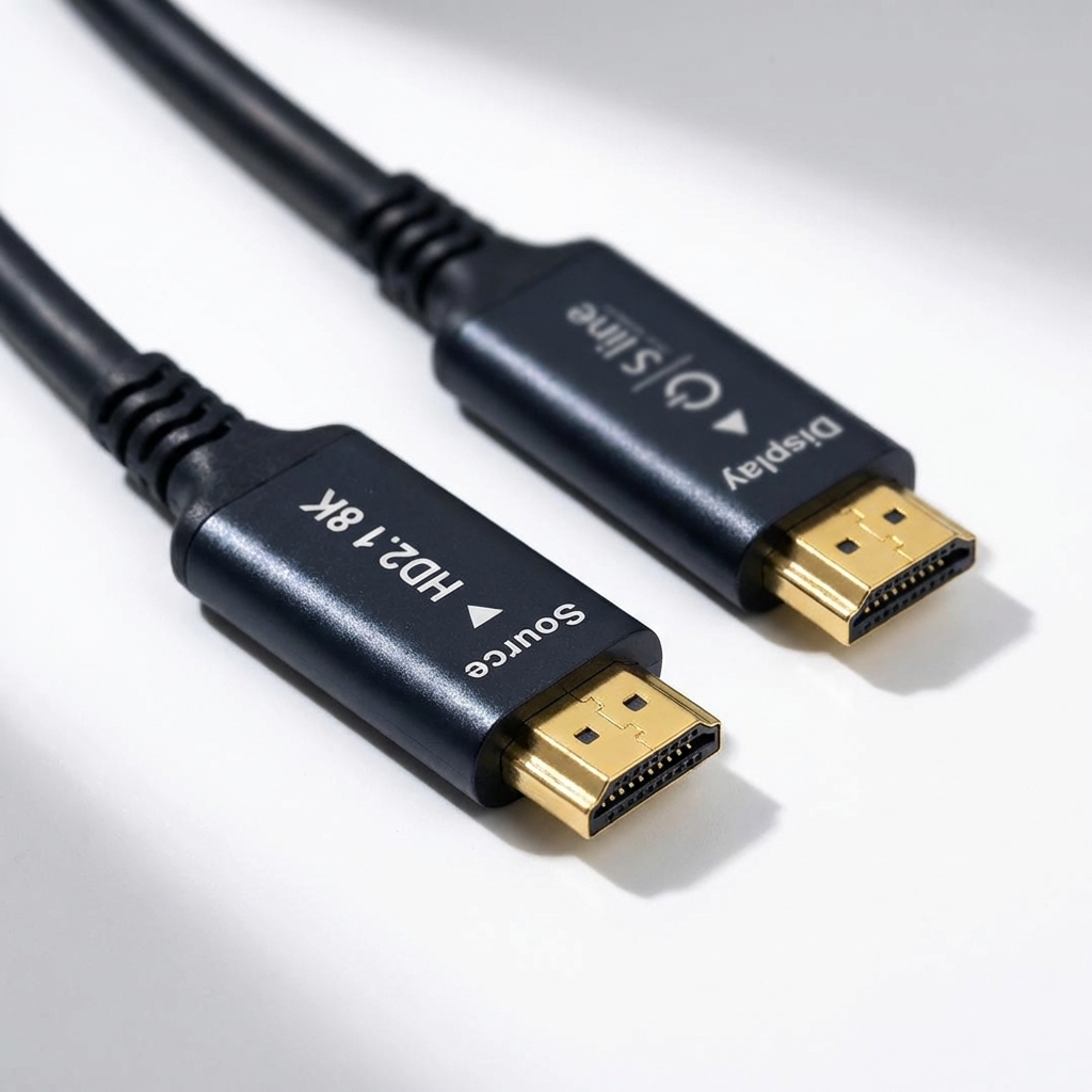 Sline 10 metre 8K V2.1 Fiber Optik HDMI Kablo K:40
