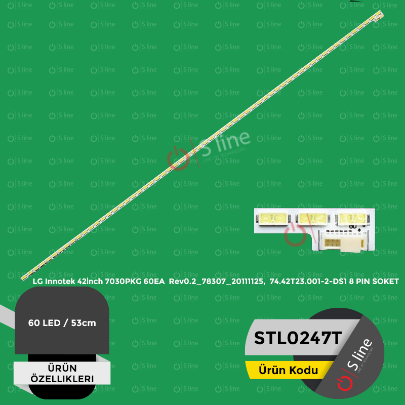 LG Innotek 42İnch 7030PKG 60EA  Rev0.2 Tv led Bar