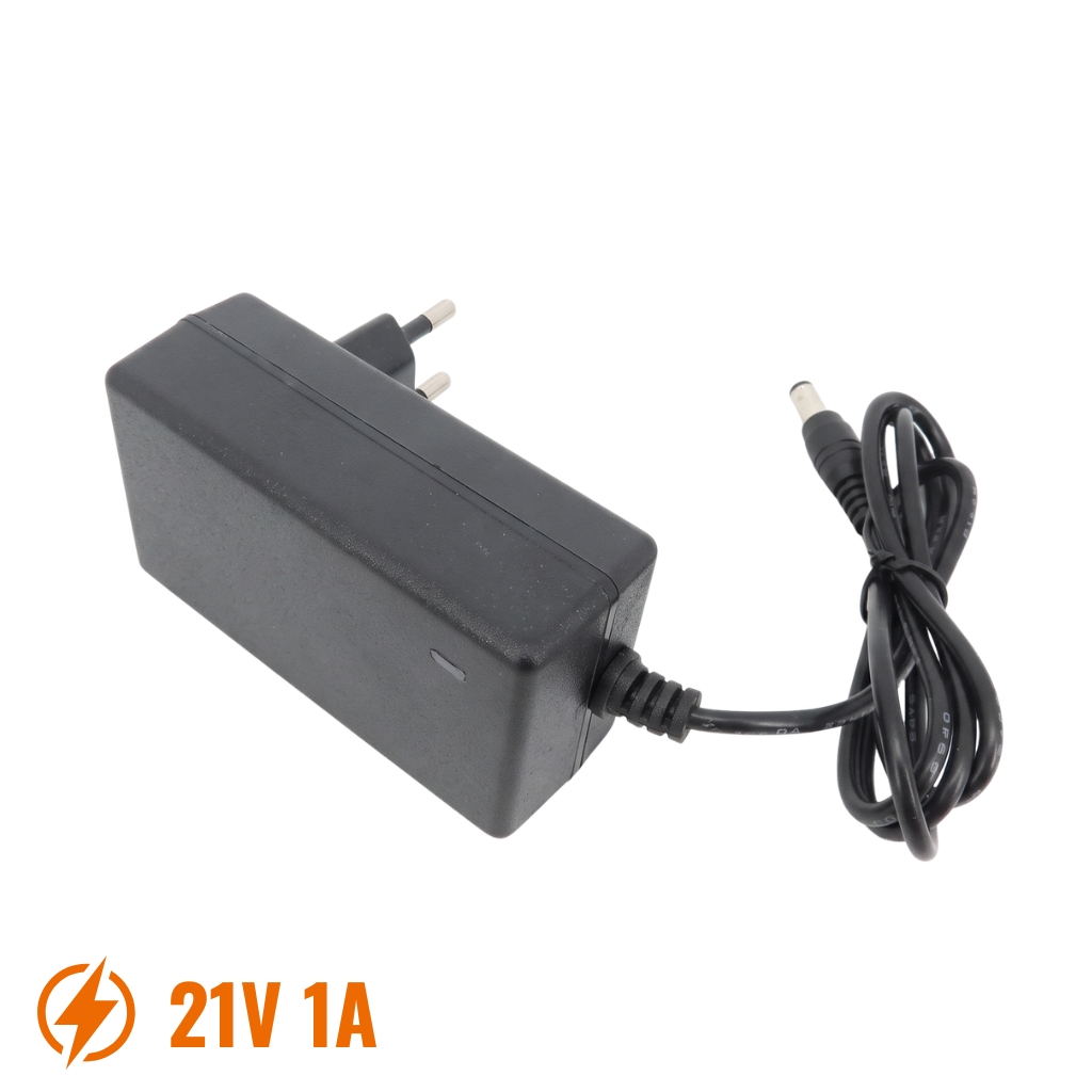 5S 21V 1A Lityum İyon Şarj Cihazı Ledli Otomatik Kesmeli 5.5x2.5mm
