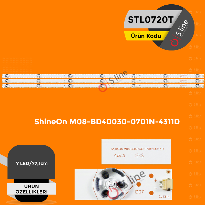 40" Arçelik,Beko,Grundıg,Altus ShineOn M08-BD40030-0701N-4311D Tv Ledi