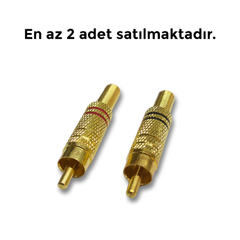 OEM RCA Erkek Gold (Kırmızı/Siyah)
