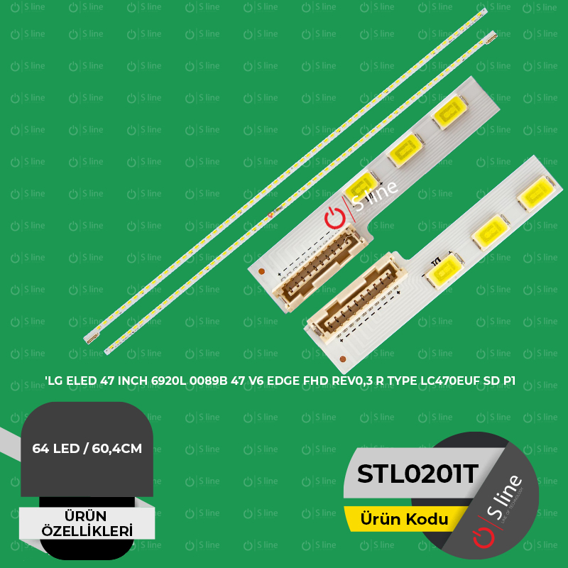 LG, Vestel 47" V6 Edge FHD REV1.0 1 R-Type 6920L-0089B 3660L-0369A