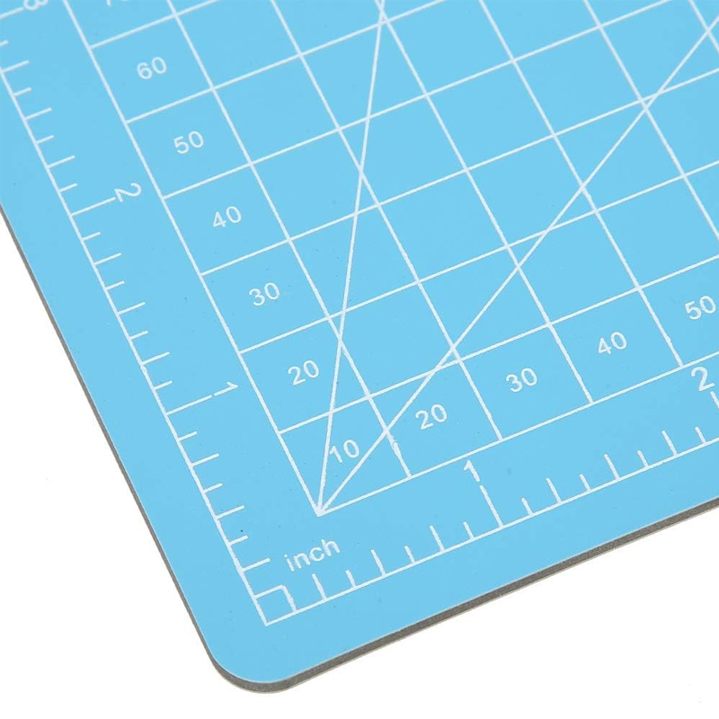 Çift Taraflı Yanmaz Kendini Onaran Kesim Matı - Boyut:-A3 (297x420) Renk: Mavi