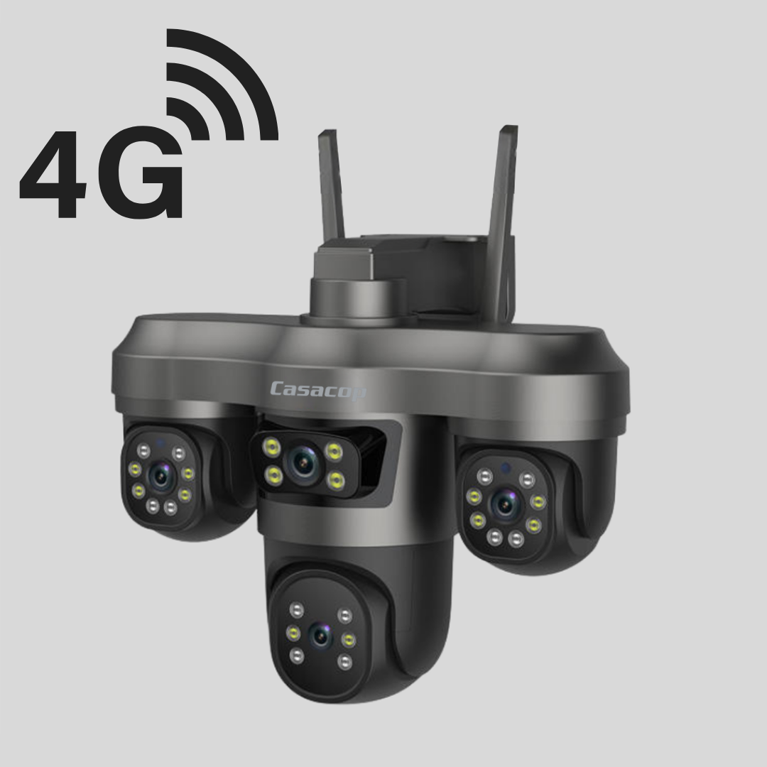 Casacop Q10 Güneş Enerjili SIM Destekli Casacop Uygulamalı 9MP Kamera K:12