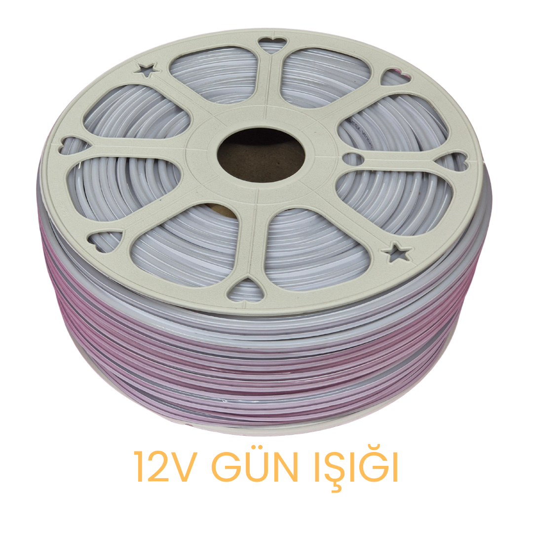 12V Gün Işığı Neon Şerit LED 100 Metre