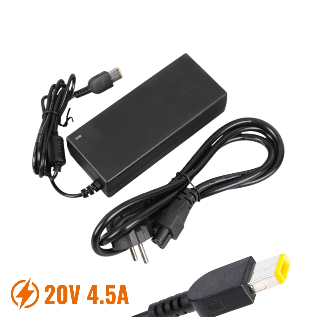 Lenovo ThinkPad Uyumlu 20V 4.5A 90W Slim Uçlu Notebook Adaptörü K:50