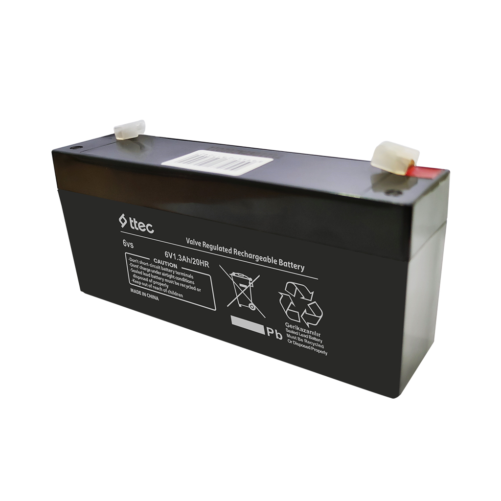 TTEC 6V 1.3Ah Bakımsız Kuru Akü 0,29kg K:40