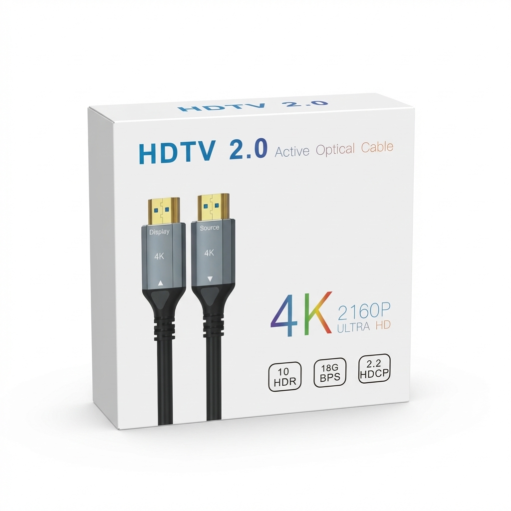 Sline 100 metre V2.0 4K FiberOptik HDMI Kablo K:10