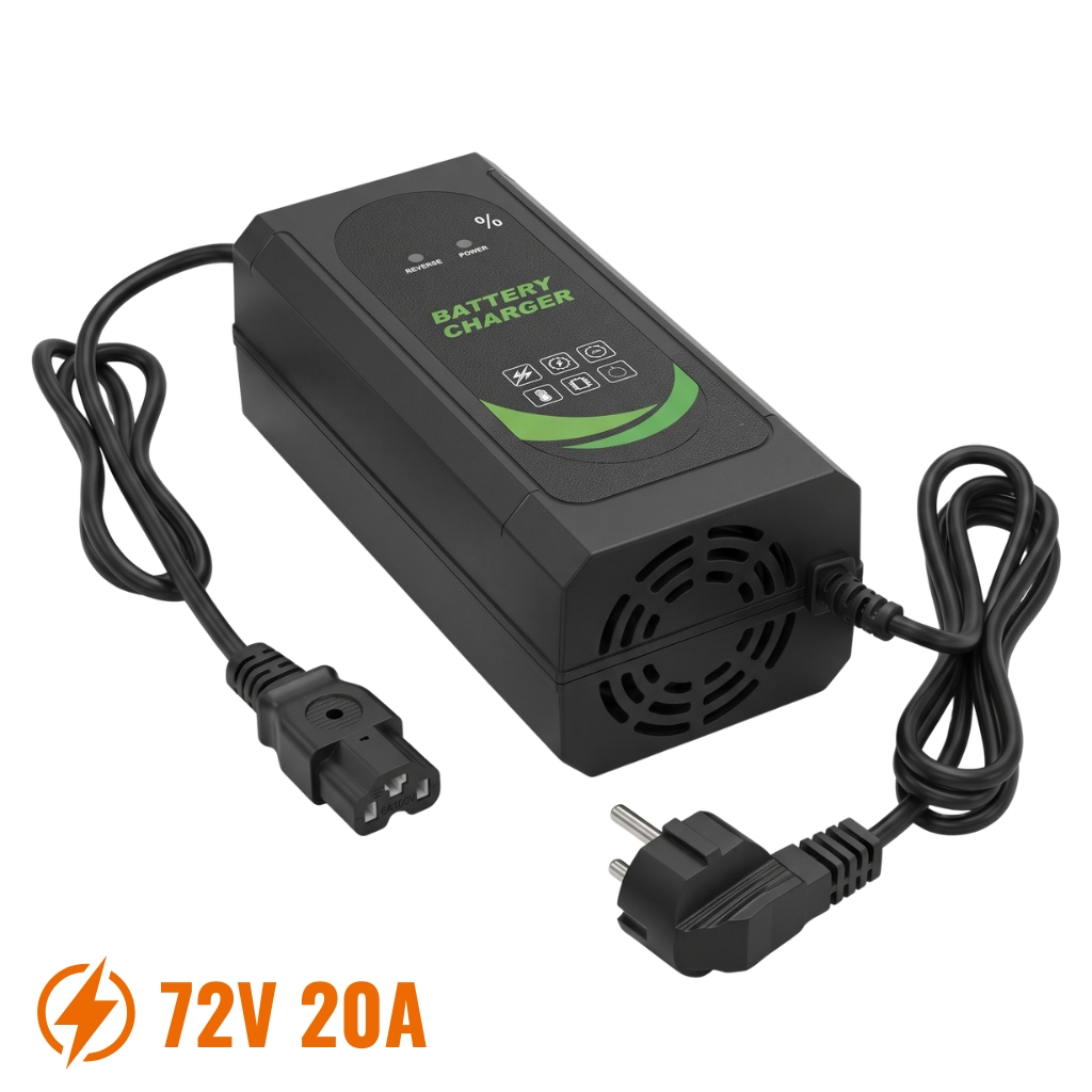 72V 20A Elektrikli Scooter Bisiklet Şarj Cihazı 84V Dijital Ekranlı K:50